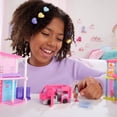 thumbnail image 2 of Barbie Mini BarbieLand DreamHouse & 3-Vehicle Playset with 4 1.5-Inch Dolls, Doll House Furniture & Accessories, Includes DreamCamper, Boat & Plane, 2 of 5
