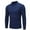 Navy, variant on Fesfesfes Long Sleeve Shirt Mens Fall Winter Pure Color Turtleneck Long Sleeve T-shirt Top Blouse Sale Items