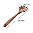 thumbnail image 4 of Destyer Wood Kitchen Utensils Set For Cooking Enthusiasts Unisex And Easy To Clean Wooden Spoons For Cooking Lo Mein Scoop 1Set, 4 of 6