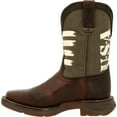 thumbnail image 5 of Lil' Durango Big Kids' Army Western Boot, 5 of 7