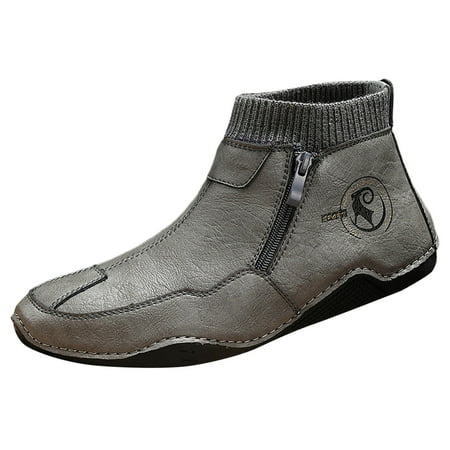 

Jungdeepe Boys PU Ankle Boots Autumn Winter Warm Boots Casual Shoes Outdoor Casual Shoes Buckskin Pants Wide with Boot Mens Boots Size 12 Large Tote with Zipper Upland Boots Knee Rain Boots Men