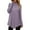 Purple, variant on cfhntfmh Womens Fall Tunic Tops Turtleneck Lightweight Sweaters Asymmetrical Hem Tops Long Sleeve Shirts for Women