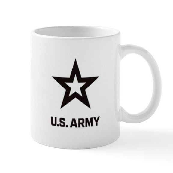 CafePress - U.S. Army® Black Logo Mugs - 11 oz Ceramic Mug - Novelty Coffee Tea Cup