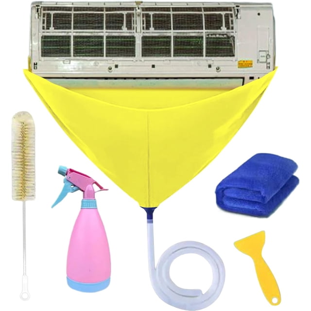 Split Air Conditioner Cleaning Kit | Ac Mini Split Cleaning Kit - Air Conditioning System Tools, Wall Mounted Dust Washing Protector for Household