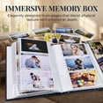 thumbnail image 2 of Photo Album 4x6 Inch 300 Photos Linen Cover Suitable for Wedding Family and Travel Memories, 2 of 7