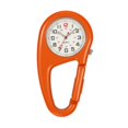 thumbnail image 4 of Reloj con mosquetón y clip para pesca y actividades al aire libre. Regalos para amantes de la naturaleza. Naranja, 4 of 8