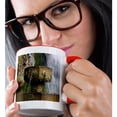 thumbnail image 2 of 3drose, Spring Water Fountain at the Holy Cave of Covadonga, Spain., 15oz Two-tone Red Mug, 2 of 6