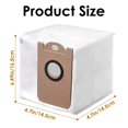 thumbnail image 2 of EIMELI 6 Packs Dedicated Large Capacity Dust Bag for Kyvol Cybovac S31  For Uoni V980 Plus Q6  For M7 Pro M7 Max Vacuum Cleaner Accessories, 2 of 9