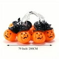 thumbnail image 6 of LENDOUR Halloween Decoration Pumpkin String Lights 20LED, 2Modes joyful Pumpkin String Lights Wizard Hat Halloween Light String 10FT for Home Party Decor, 6 of 9