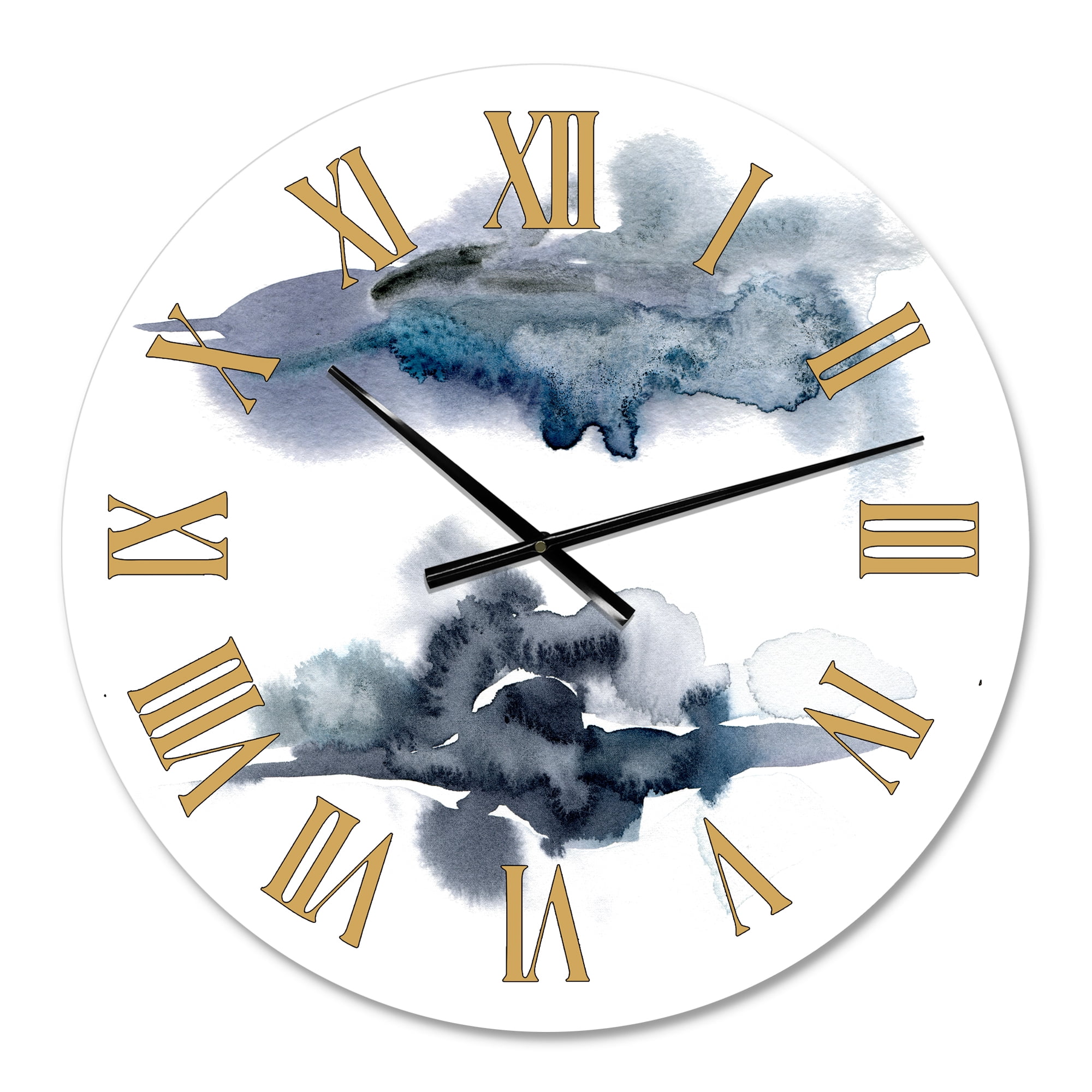 Designart 1 in Modern,Contemporary Wall Clock