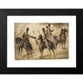 thumbnail image 2 of Constantin Guys 18x13 Black Modern Framed Museum Art Print Titled - Riders and Equipage, 2 of 5