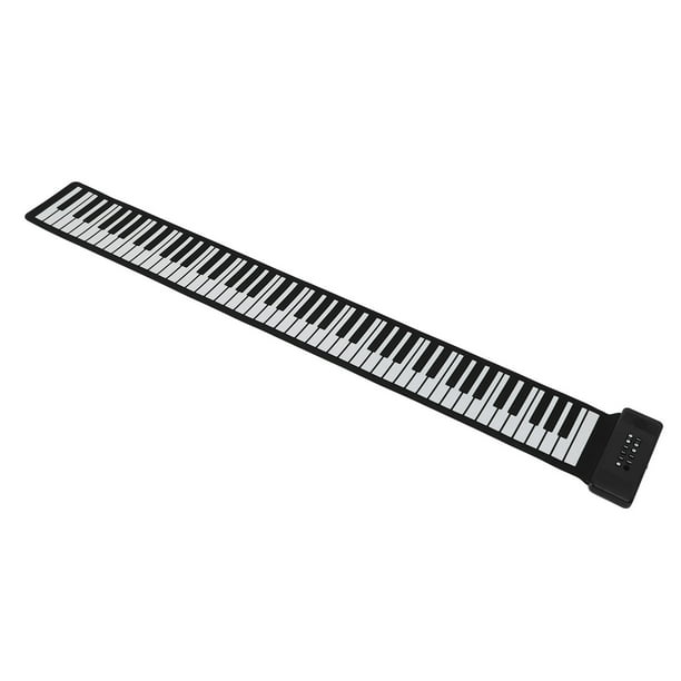 Piano piano plegable, teclado roll up jugador jugador de piano acorde la función 88 teclas silicona recargable para principiantes