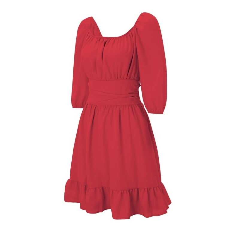 red fit and flare dress amazon Cocktail Dress Amazon Red Long Dress Buy BAESD Red Fit Flare Dress Dresses  For Women 25702950