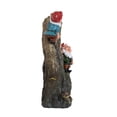 thumbnail image 4 of CoSoTower 8.3X4.7X13.8" Decorative Woodland Gnome Water Fountain with LED Light, Brown, 4 of 9
