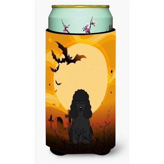 Carolines Treasures Halloween Poodle Black Tall Boy Beverage Insulator Hugger