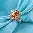 thumbnail image 3 of K-KED Women 925 Silver Filled Ring Gift Luxury Cubic Zircon Party Delicate Jewelry Sz 6-10-10-Blue, 3 of 6