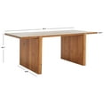 thumbnail image 3 of SAFAVIEH Buckley Mission Rectangle Coffee Table, Brown (47.3 in. W x 22.8 in. D x 18.1 in. H), 3 of 9