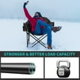 thumbnail image 3 of Slsy Heated Camping Chair, Oversized Heated Chairs Outdoor Sports, Folding Chair for Patio Outdoor Travel Wide&Thick Padding, 3 of 6