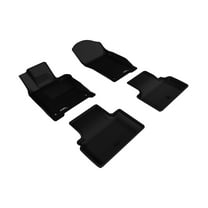 3D MAXpider Custom Fit All-Weather Floor Mats (Black) Compatible with Infiniti Q50 2014-2017 - R1 R2