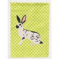 thumbnail image 1 of Carolines Treasures BB7787CHF English Spot Rabbit Green Flag Canvas House, 1 of 4
