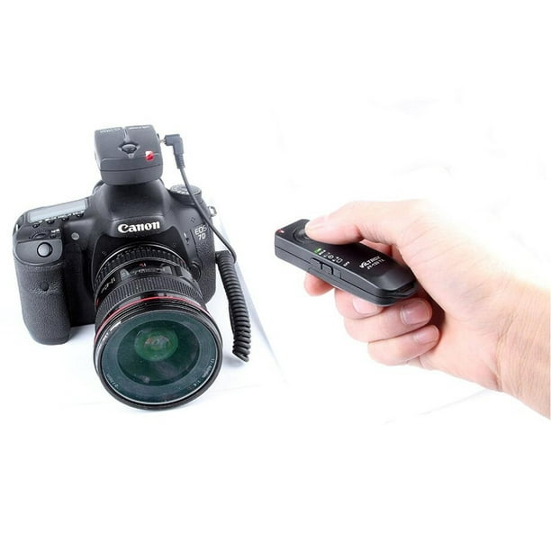 VILTROX JY-120-C1 wireless remote shutter Compatible with Canon EOS camera 70D 60Da 60D T6s T6i T5i T3i T5 T3 1200D 760D 100D 550D 1100D - Walmart.com