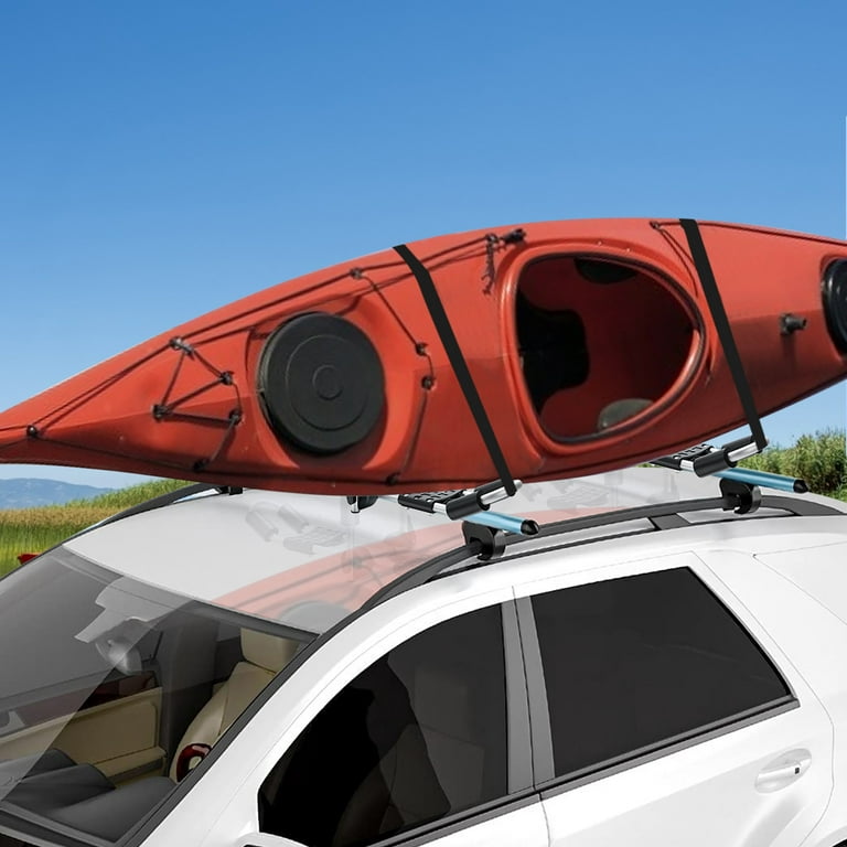 Goplus J-Bar Kayak Roof Rack Folding Universal Kayak Rack for Canoe  Surfboard