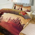 thumbnail image 6 of Descendants The Rise of Red Film 3 Pieces Bedding Set Double Sided Printing Soft Comforter Sets Decor Bedroom Gifts With 1 Duvet Cover 2 Pillowcases, 6 of 8