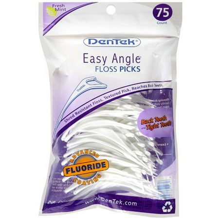 DenTek Comfort Clean Floss Picks Easy Reach Fresh Mint - 75 CT