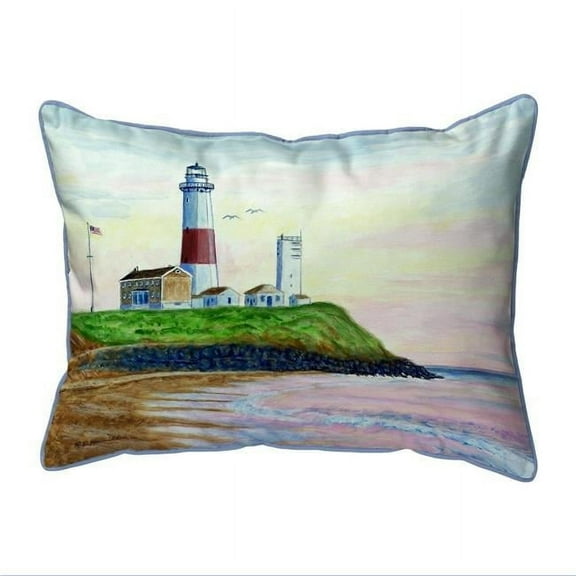 Betsy Drake ZP162 20 x 24 in. Montauk Lighthouse Extra Large Zippered Pillow