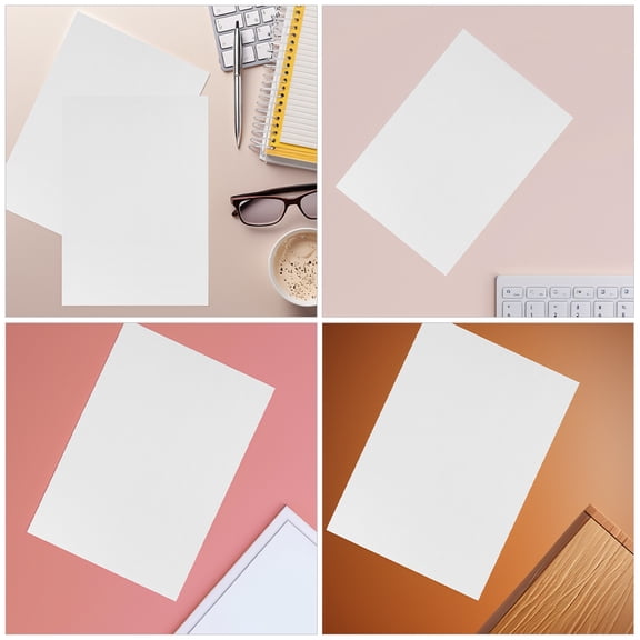 RENACLIPY Art Paper For Toddlers White 50Pcs 8.3X5.8In