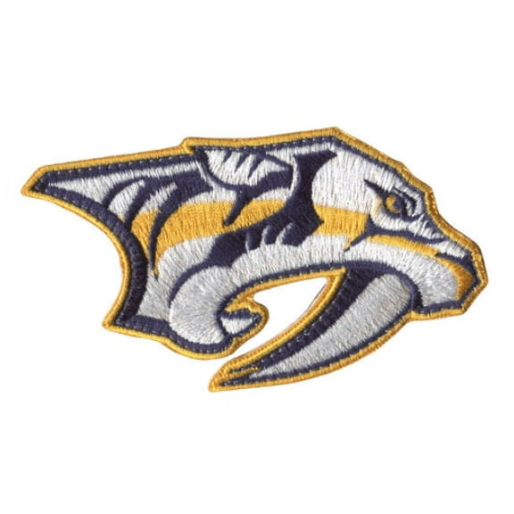 Official Licensed Nashville Predators NHL Team Hook Patch for Backpacks (Small) (Not an Iron-on Patch)