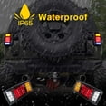 LIMICAR 40 LED Trailer MMF7 Tail Lights Kit Waterproof with Reverse