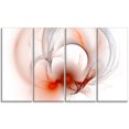 thumbnail image 2 of Nébuleuse Galactique Fractale Rouge - Toile d'Art Mural Abstrait, 2 of 3