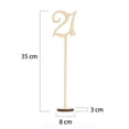 thumbnail image 4 of Wooden Table Numbers 1-25 Event Decor Set, 4 of 8