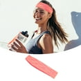 thumbnail image 3 of Unique Bargains 1 Pcs Stretchy Nonslip Sweat Wicking Yoga Headband Sweatband for Men Women Pink Yellow, 3 of 6