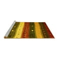 thumbnail image 2 of Ahgly Company Machine Washable Indoor Rectangle Abstract Yellow Contemporary Area Rugs, 3' x 5', 2 of 4