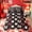 Black red, variant on Feelyou Black Red Baseball Twin Bedding for Girls, Red Polka Dot Bow Bedding Comforter Set, Black Reversible, 7 Pieces