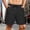 B_ Black, variant on YLSDY Cargo Shorts for Men Stretch Waist 5 Inch Textured Workout Short Pants Elastic Drawstring Beachwear Casual Stylish 2026 Black XL