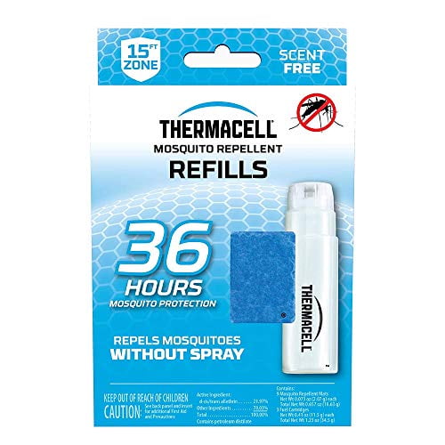 Thermacell Mosquito Repellent Refills, 36Hour Pack; Contains 9