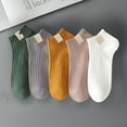 thumbnail image 3 of TELOLY 5Pairs Mens Ankle Socks9-13Mens Ankle Socks Size 9-11 Men's Socks ,Colormixing1, 3 of 7