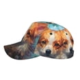 thumbnail image 3 of Xecao Cartoon Pattern Corgi for Baseball Cap: Unisex, crafted from classic polyester twill fabric, featuring a soft unconstructed design, 3 of 5