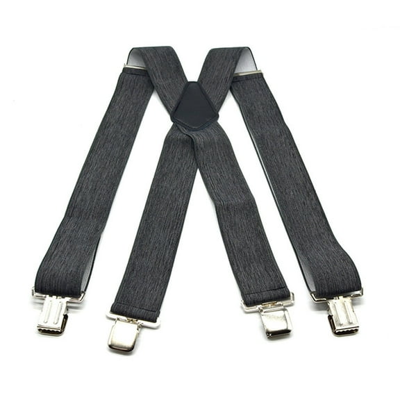 Unisex Men Soild Casual Adjustable Strap Braces Suspenders Never Broke Again Shirt Suspenders for Men Leather Button End Fireman Suspenders Ski Suspenders Men Leather Tape Measure Belt Clip near Shirt