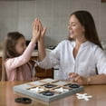 thumbnail image 2 of American Art Decor Rustic Magnetic Tic Tac Toe Board Game Set for Family - 15" x 15" x 2.5", 2 of 6