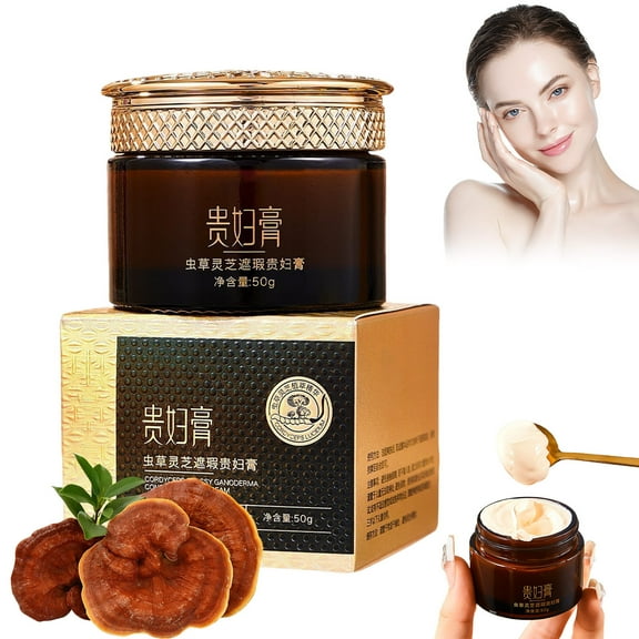 PiGOGI Cordyceps Ganoderma Tone Up Cream, Luxurious Moisturizing, Evens Skin Tone, 50g, for Women's Care