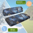 thumbnail image 5 of HUIACONG Blue Butterfly Print 2-Seats Golf Cart Seat Covers for EZGO TXT 1995-2013 Golf Cart Ezgo Ordinary Seats, Fit Club Car EZGO TXT Front Seat Cushion Towel Cushion Blanket Golf Seat Blanket, 5 of 7