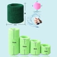 thumbnail image 6 of RotHome 1 Pack Green Sports Wristband Cotton Sweatband for Men and Women Moisture Wicking Wrist Sweat Bands for Tennis Basketball Running Gym Workout, 6 of 6