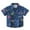 Navy, variant on MUXiin Toddler Tshirts Boys 3t Collar Button Letter Print Short Sleeve Short Sleeve Streetwear Tops Cotton Kids Child Beach Outdoor Party