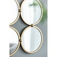 thumbnail image 3 of Gzxs 9 Mirror Piece Wall Decor - Circle Wall Mirror with Gold Metal Frame, Home Wall Decor, Bedroom Living Room Bathroom Entryway Wall Accent, 27" x 27", 3 of 6