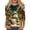 K63# Green, variant on Christmas Shirts for Women 3/4 Sleeve Plus Size Snowman Graphic Tops Holiday Casual Crew Neck T-Shirts Dressy Stretchy Tunic Tops Khaki,L