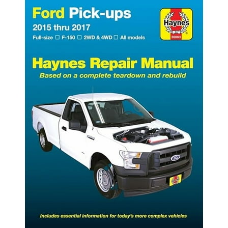 Ford Full Size F-150 Haynes Repair Manual (2015-2017)